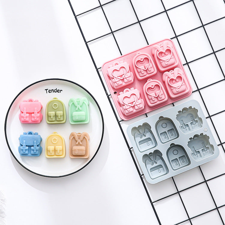 Backpack Shape Silicone Mold for Cake Chocolate