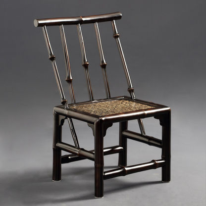 Backrest tea chair small stool