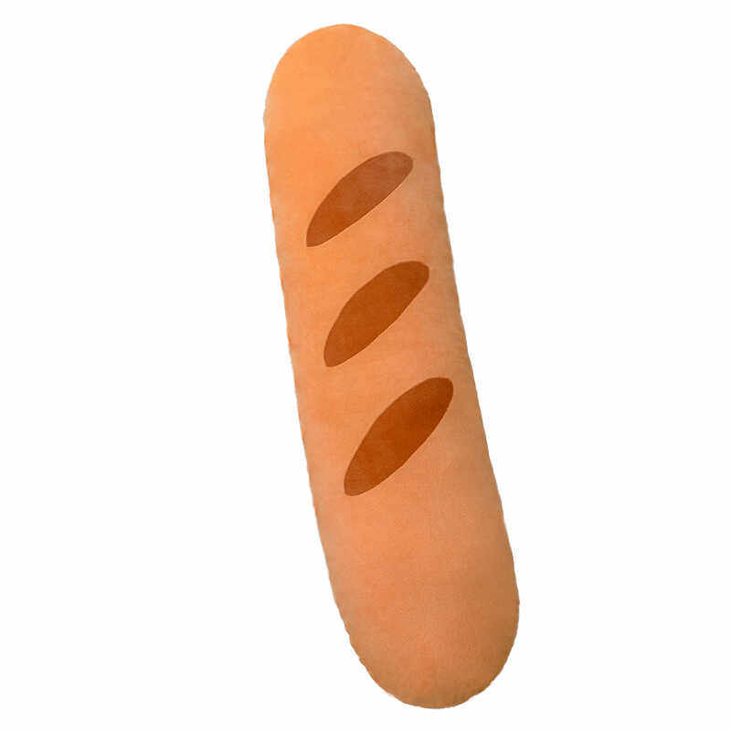 Baguette-shaped long pillow