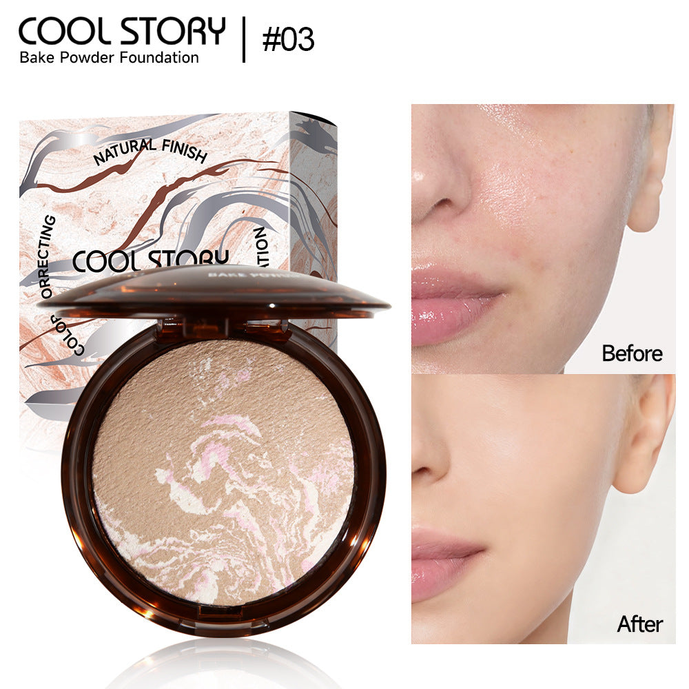Baked Setting Powder Matte Pearlescent Oil Control