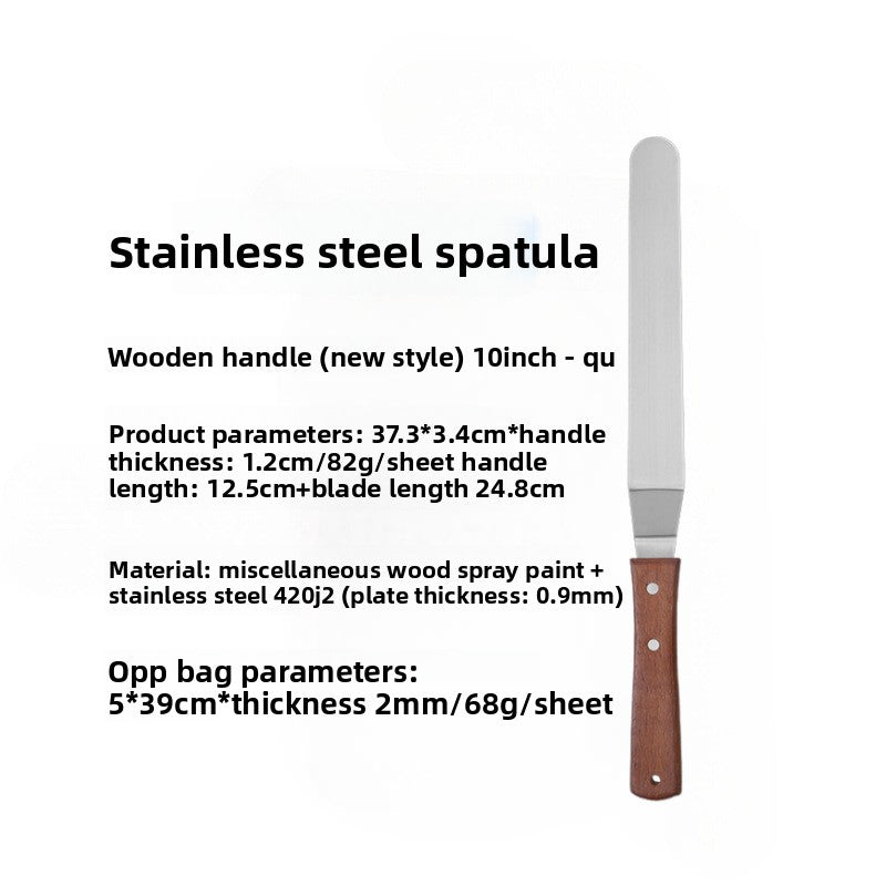 Baking Spatula with Wooden Handle