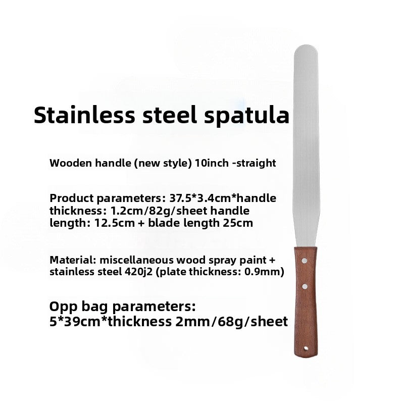 Baking Spatula with Wooden Handle
