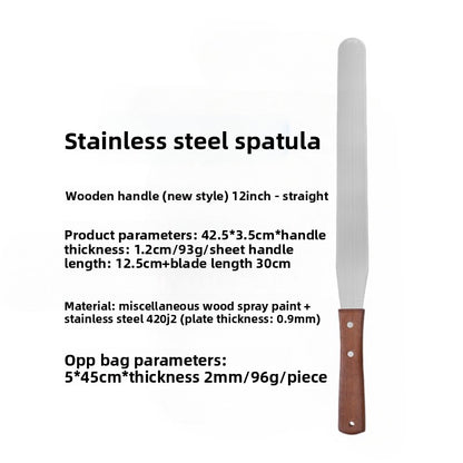 Baking Spatula with Wooden Handle