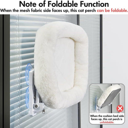 Balcony glass cat habitat cat bed