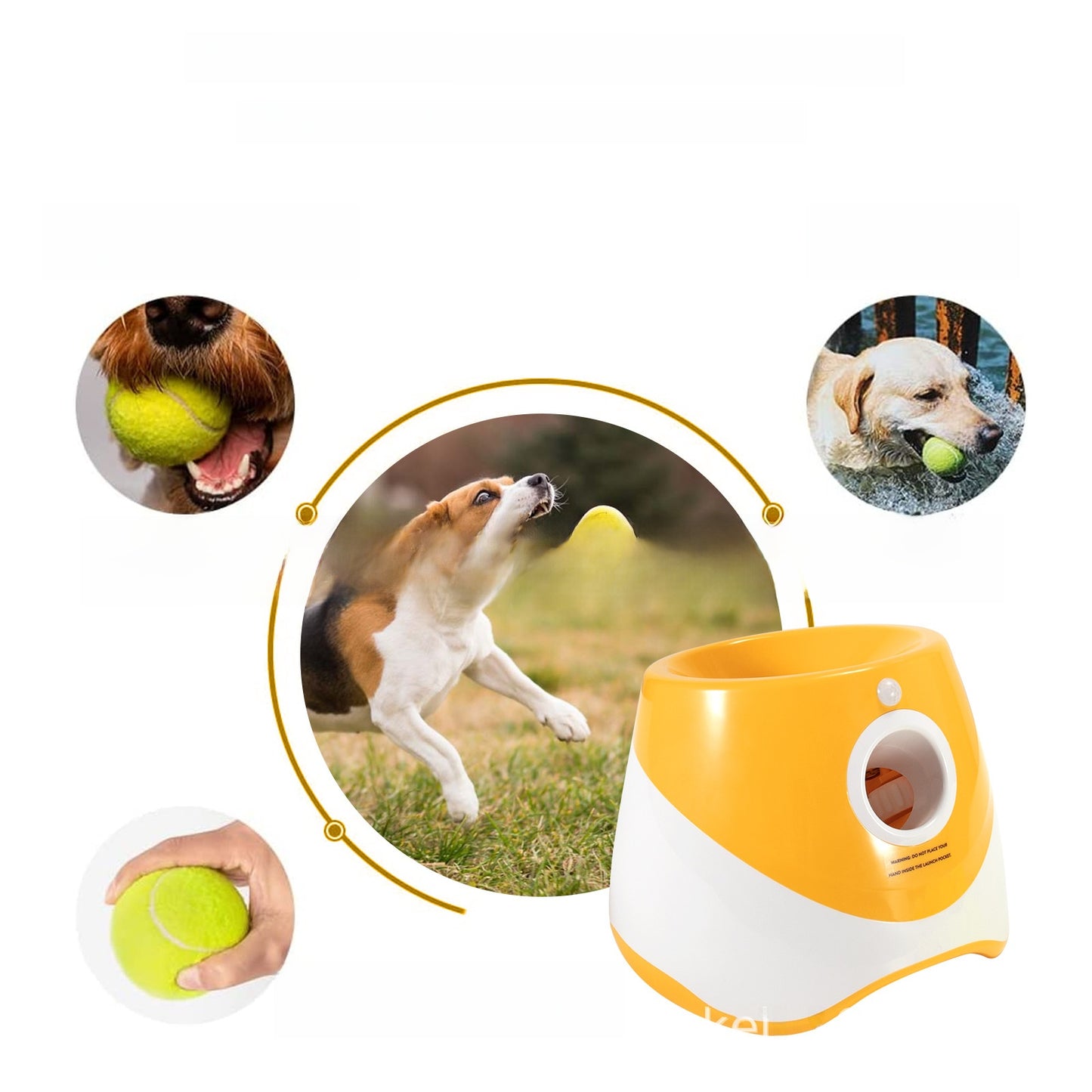 Ball throwing machine