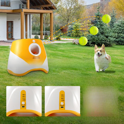 Ball throwing machine