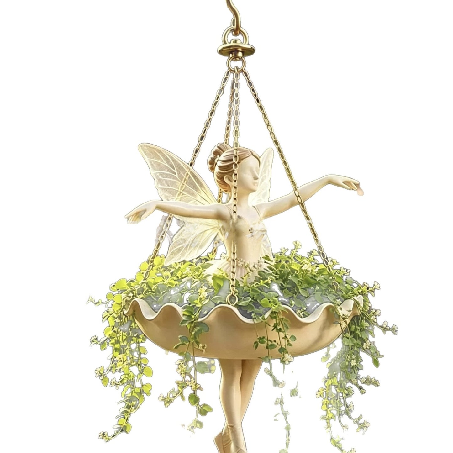Ballet Dancer Hanging Planter