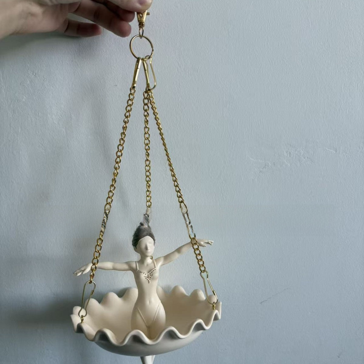 Ballet Dancer Hanging Planter