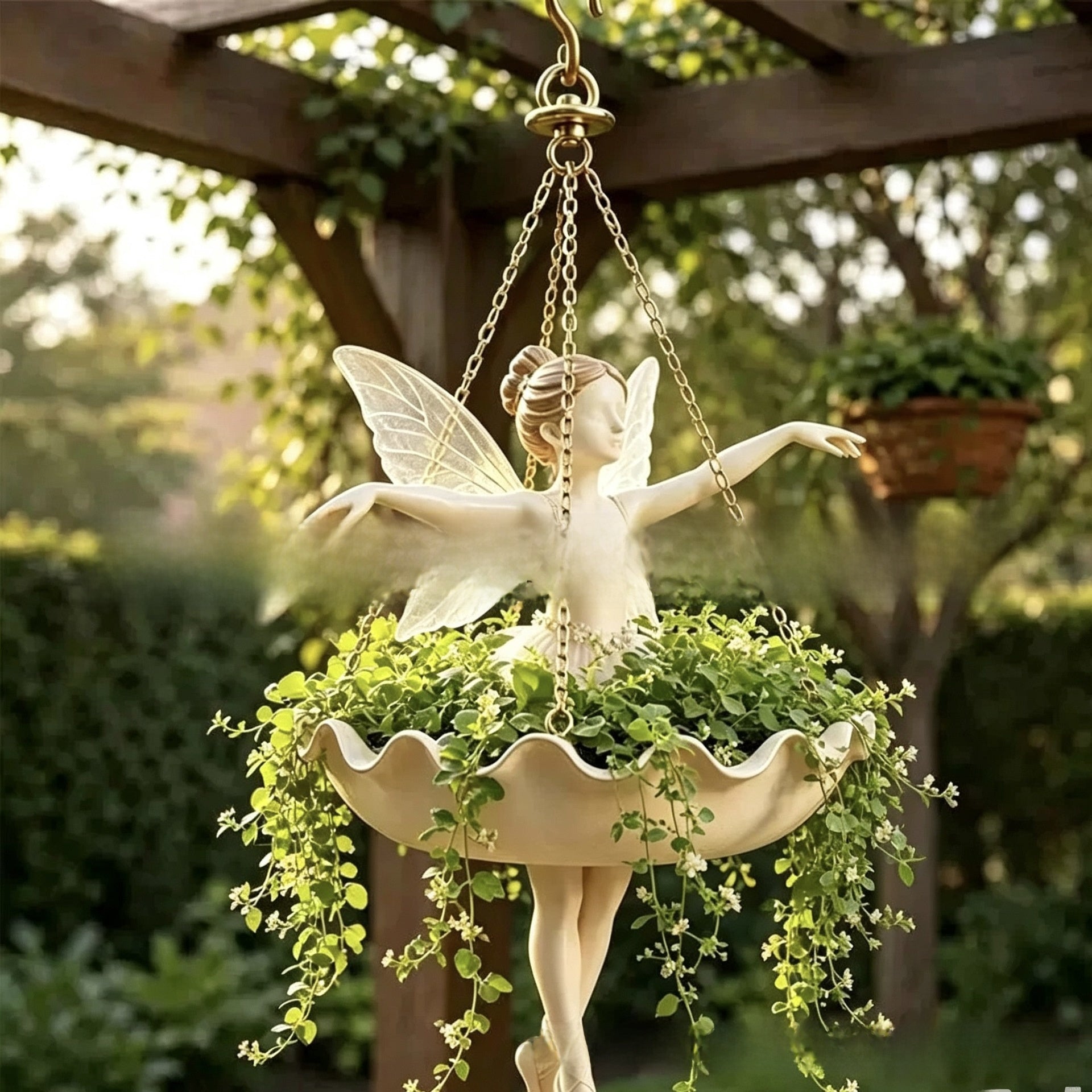 Ballet Dancer Hanging Planter