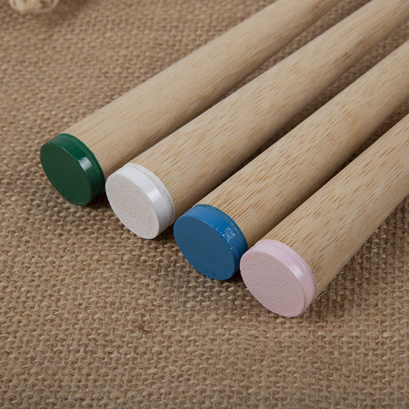 Bamboo and wood toothbrush