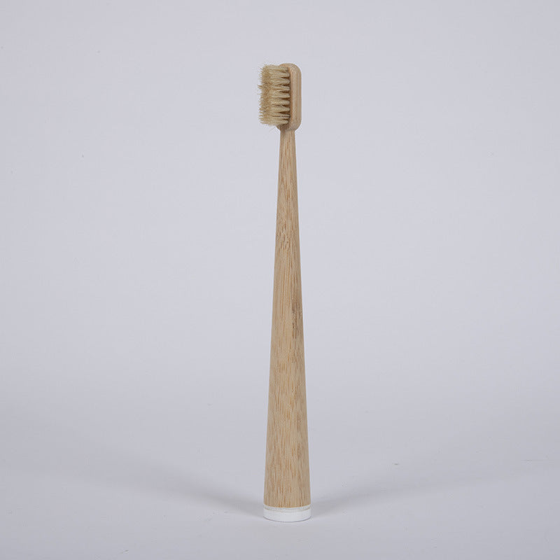 Bamboo and wood toothbrush