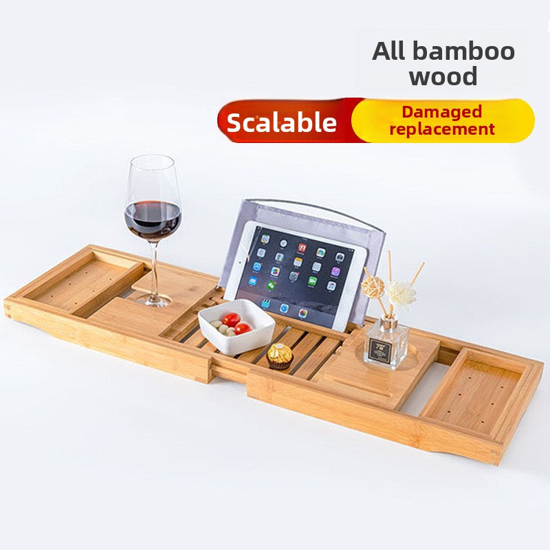 bamboo bathroom rack