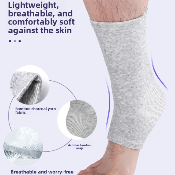 Bamboo Charcoal Fiber Sports Ankle Brace for Badminton Fitness,