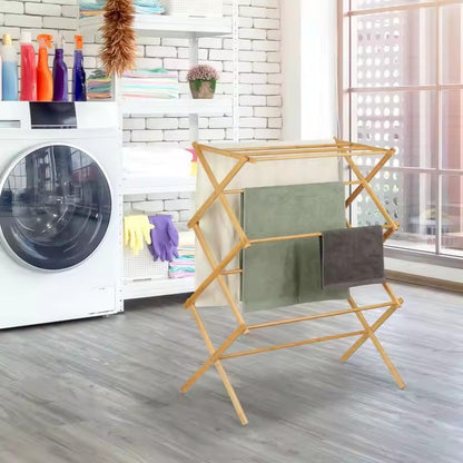 bamboo clothes rack