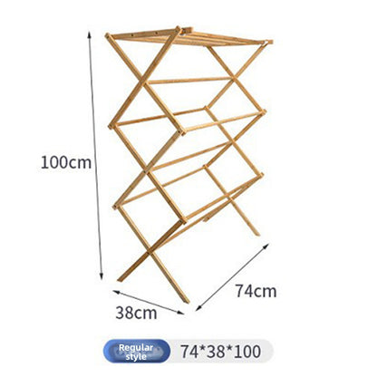 bamboo clothes rack