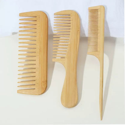 Bamboo comb set
