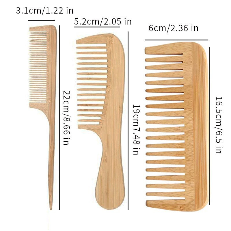 Bamboo comb set