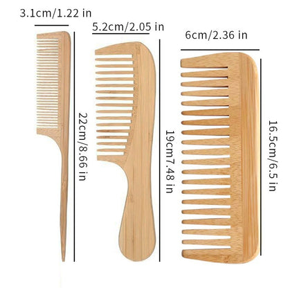 Bamboo comb set