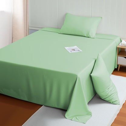 Bamboo Fiber Bedding Set Cooling Summer Solid Color
