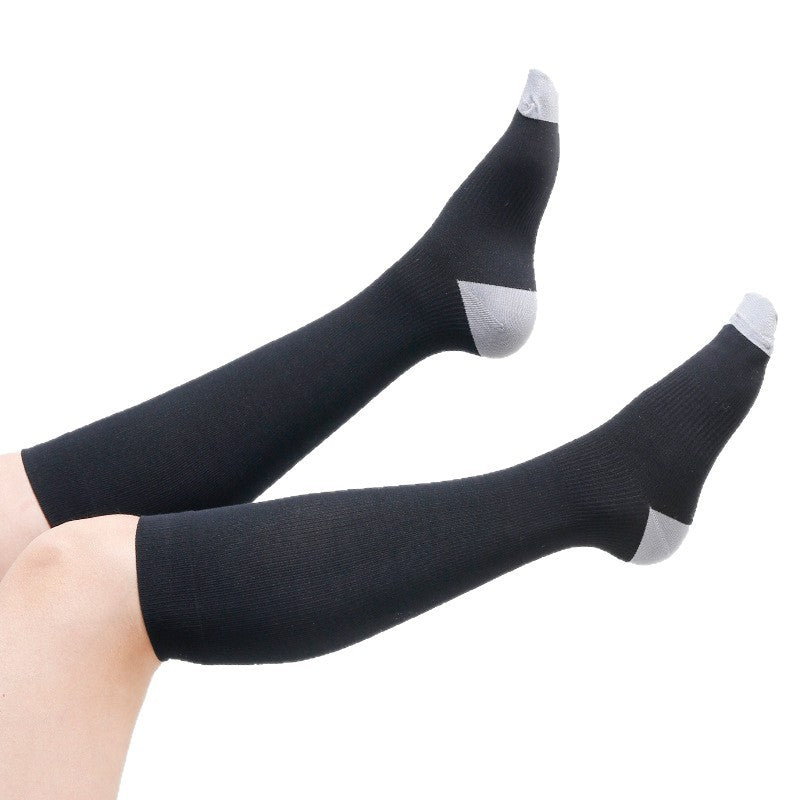 Bamboo Fiber Compression Mid-Calf Sports Socks