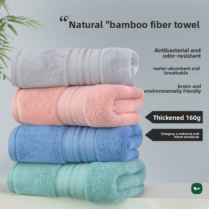 Bamboo Fiber Face Towel Absorbent Household