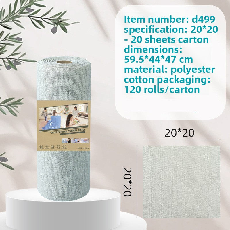 Bamboo fiber lazy washcloth