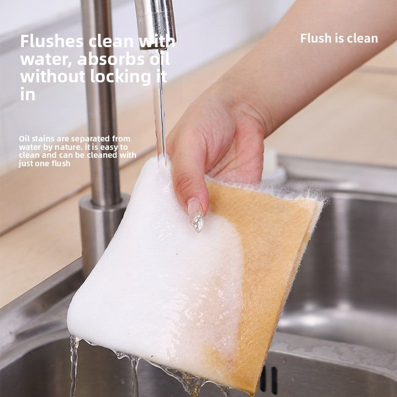 Bamboo fiber lazy washcloth