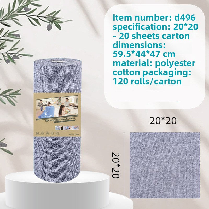 Bamboo fiber lazy washcloth