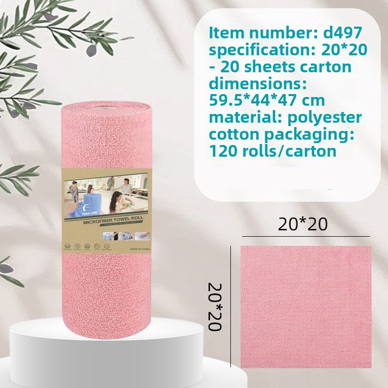 Bamboo fiber lazy washcloth