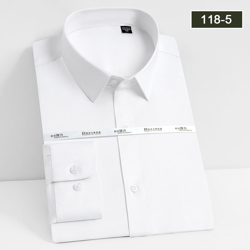Bamboo fiber men's long-sleeved shirt