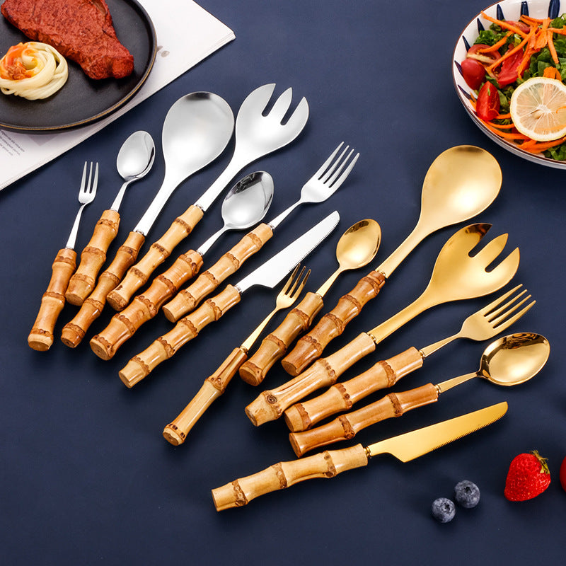 Bamboo Handle Cutlery