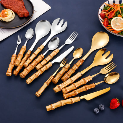 Bamboo Handle Cutlery