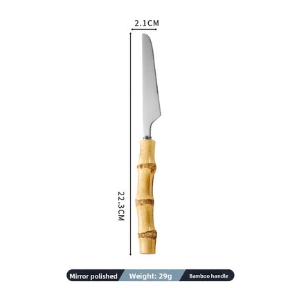Bamboo Handle Cutlery