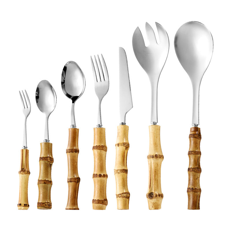 Bamboo Handle Cutlery