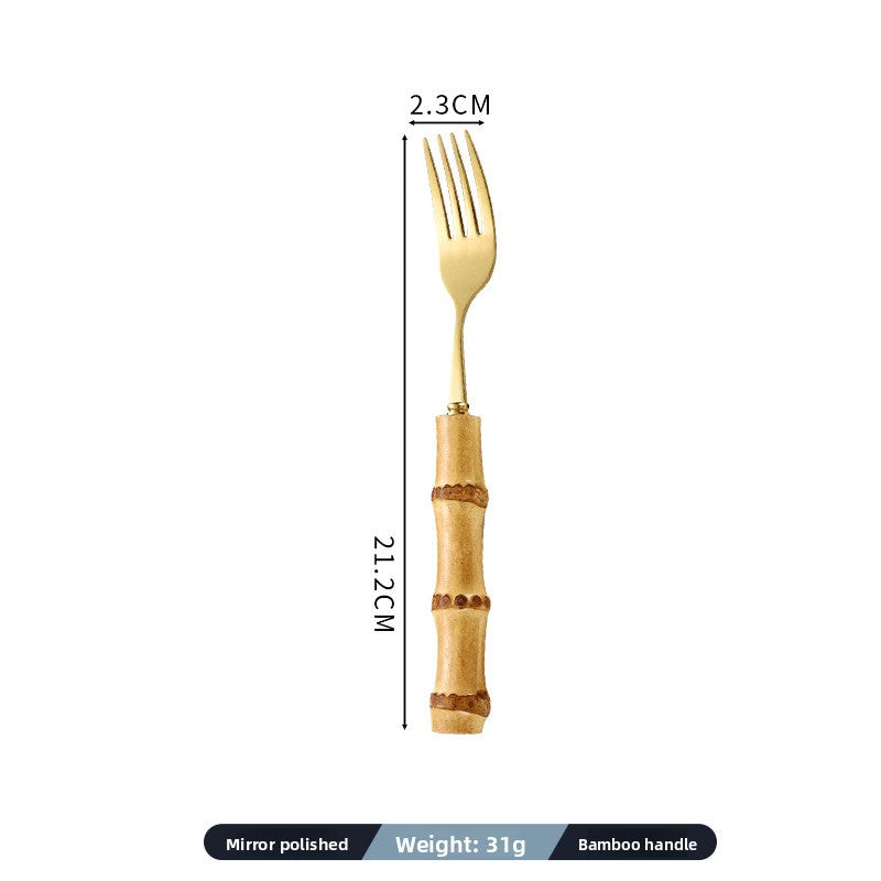 Bamboo Handle Cutlery