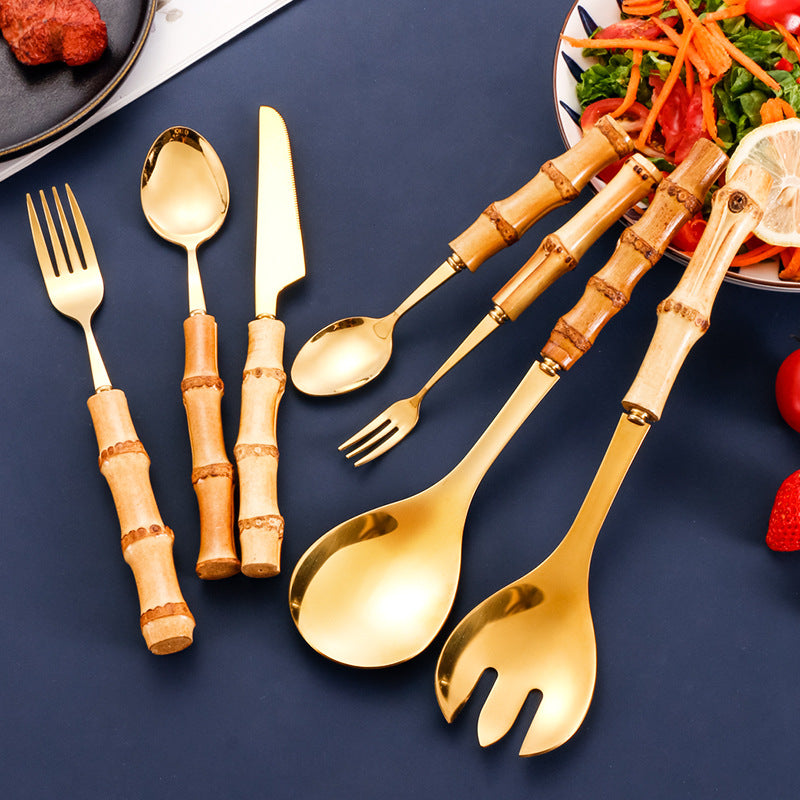Bamboo Handle Cutlery