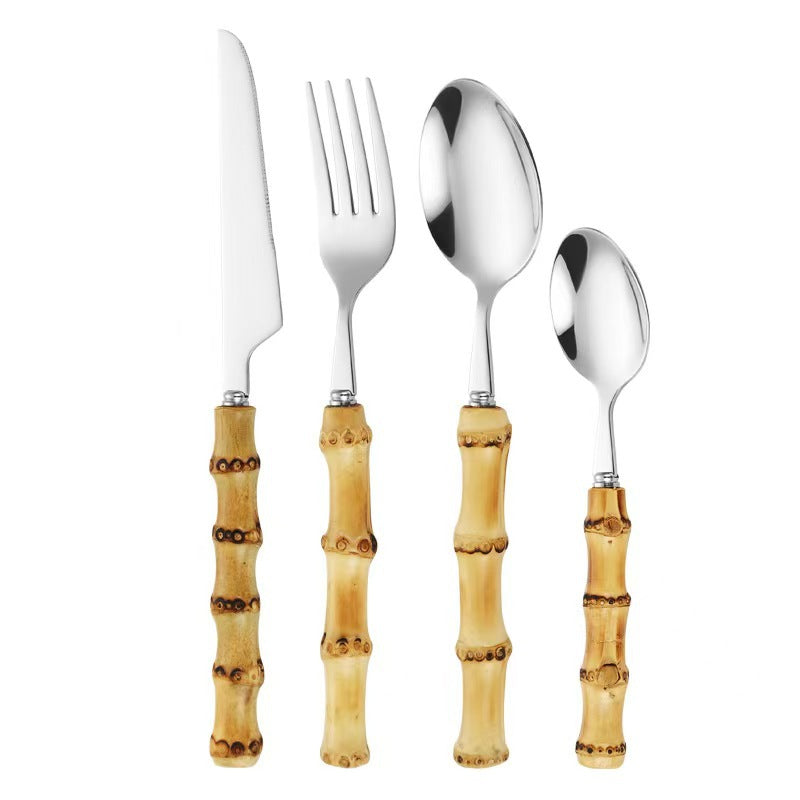 Bamboo Handle Cutlery