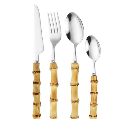 Bamboo Handle Cutlery