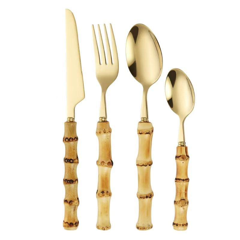 Bamboo Handle Cutlery