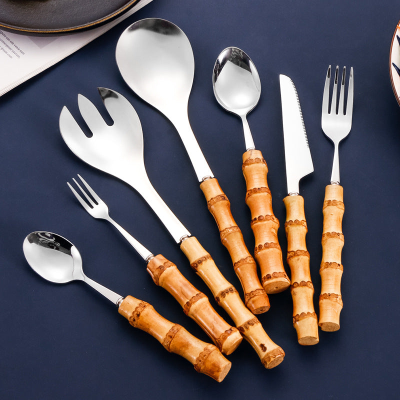 Bamboo Handle Cutlery