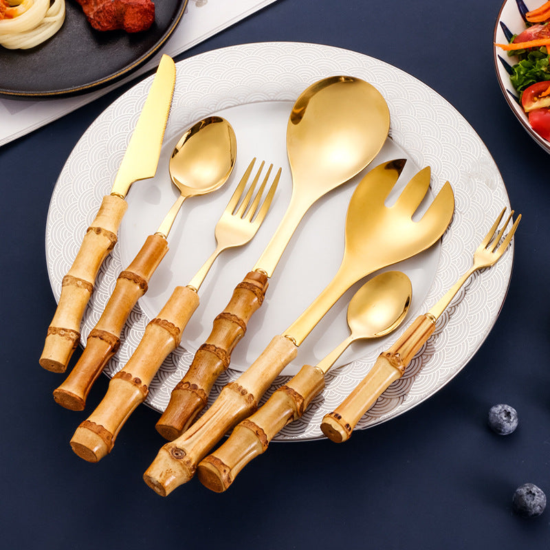 Bamboo Handle Cutlery