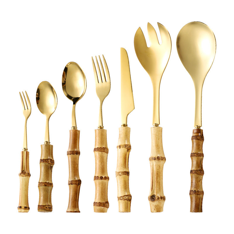 Bamboo Handle Cutlery