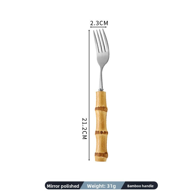 Bamboo Handle Cutlery