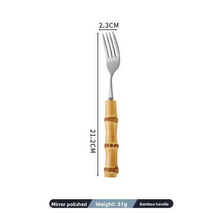 Bamboo Handle Cutlery