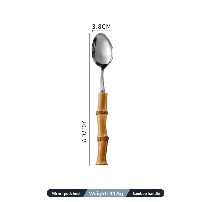 Bamboo Handle Cutlery