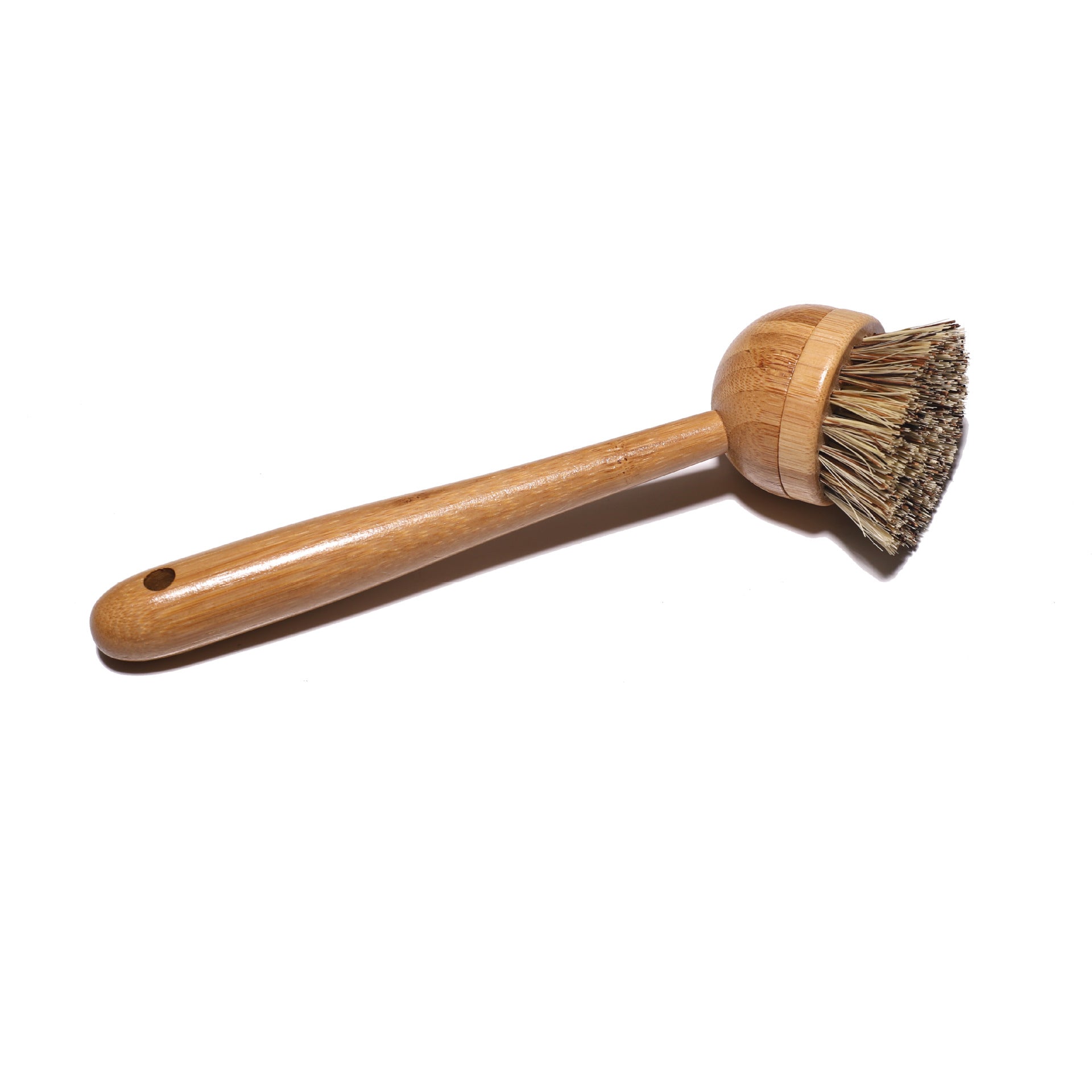 Bamboo Handle Dish Brush with Replaceable Head