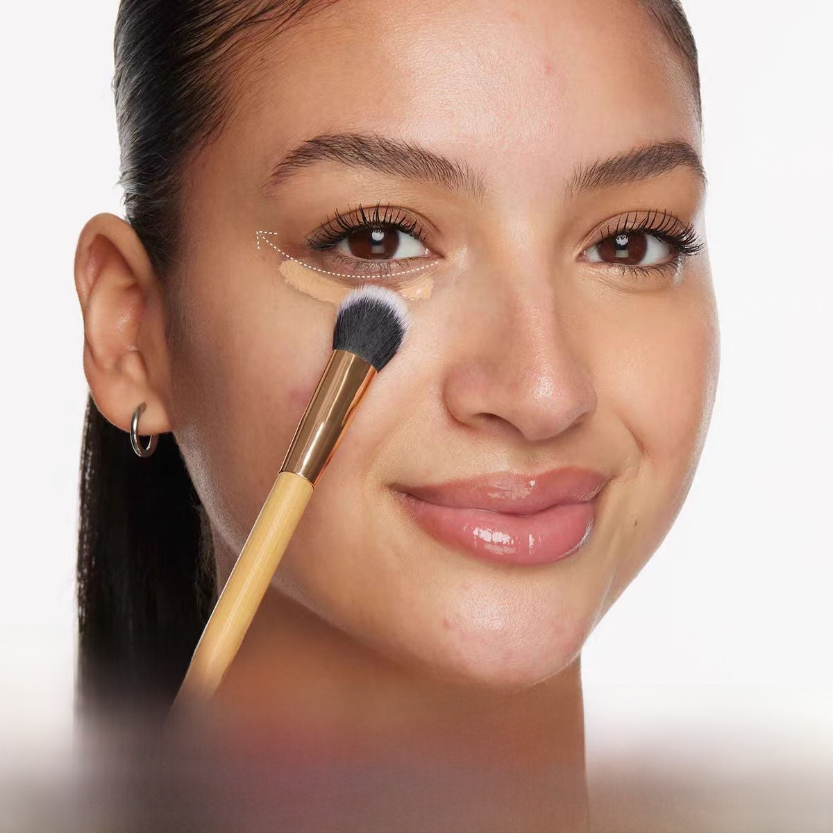 Bamboo handle eyeshadow brush makeup brush