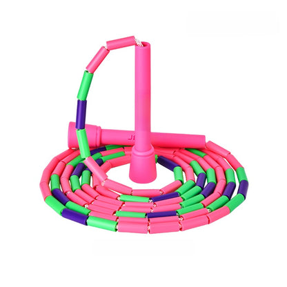 Bamboo joint hard bead skipping rope