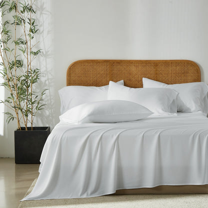 Bamboo Polyester Fitted Bed Sheet Set