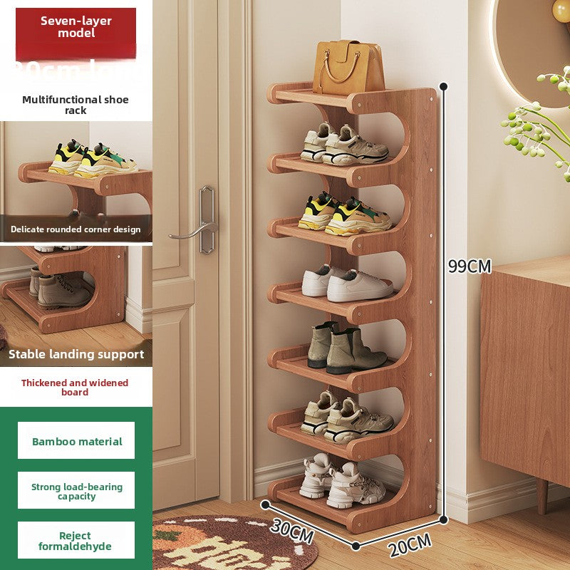 Bamboo Shoe Rack